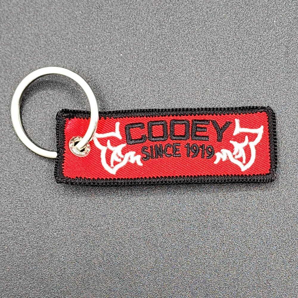Cooey Made In Canada 1919 Embroidered Keychain